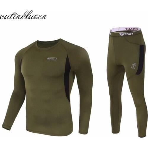 Fitness T shirt Men Compression shirts long sleeve Tight tee shirts Quick Dry Workout Clothes Mens Fashion Base Shirt dress