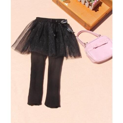 2019 Autumn girls leggings culottes children clothing kids clothes pants cute bow tutu skirt pants girls clothes 2-16Y