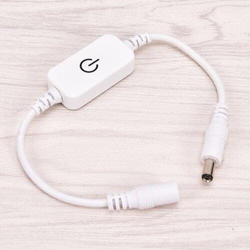 Hot! LED Dimmer DC 12V-24V/4A for Single Color Led Strip Touch Switch On/Off Dimmer