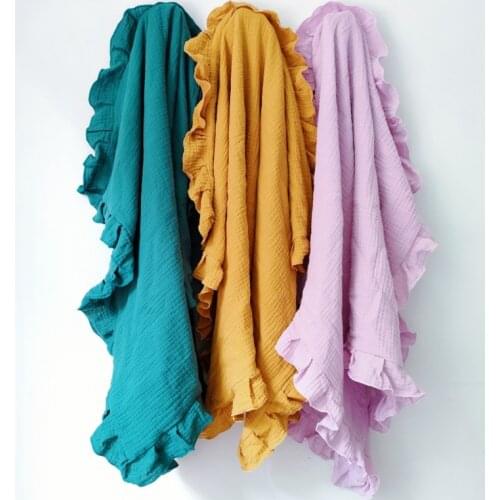 85x65cm Muslin Baby Blankets cotton gauze wrapper bath towel Newborn swaddle wrap cloth Bedding Quilt blanket