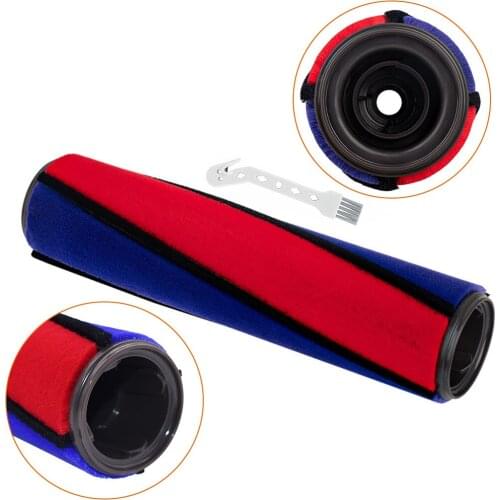 2Pcs Set Roller Brush Cleaning Brush Soft Roller For Dyson 966488-01 V6 V7 V8 V10 V11 96648801 Sweeper Accessories