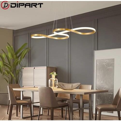New Creative Modern pendant lights LED Kitchen aluminum silica suspension hanging cord lamp for dinning room lamparas colgantes