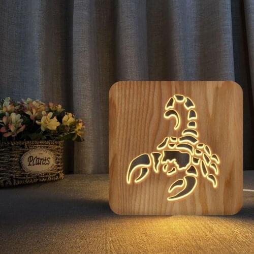 New Wooden Headlight Creative Gift KT-C Solid Wood Products lamps for living room table
