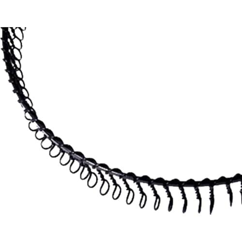 New Mens Metal Football Headband Hairband with Teeth Black Soccer Sports Headband