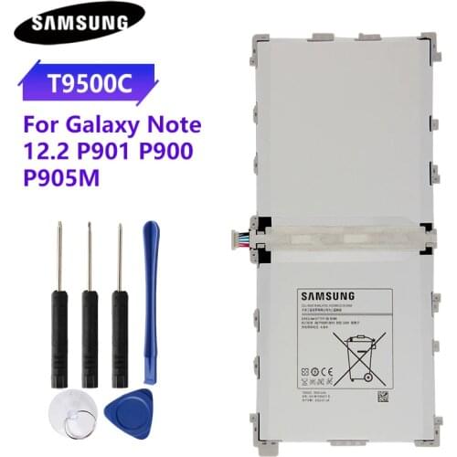Original Tablet Battery T9500E T9500C T9500K T9500U For Samsung Galaxy Note 12.2 P901 SM-P905M SM-T900 SM-P900 P905M 9500mAh