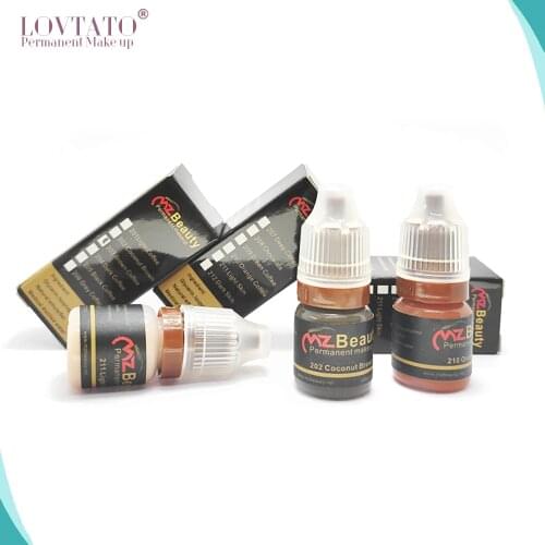 MZ Beauty Pigment Original Microblading Pigments Pure Micro-pigment Permanent Makeup Tattoo Inks for Eyebrow Eyeliner Lip tattoo