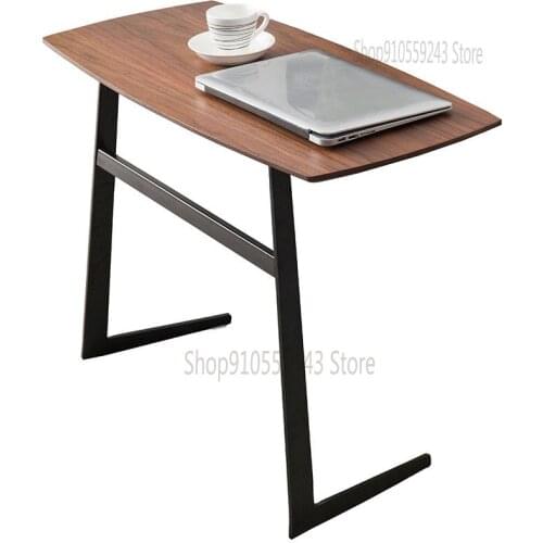 Simple Wrought Iron Tea Table, Removable Solid Wood Sofa Corner Table, Nordic Side Table, Bedside Table, Mini Desk