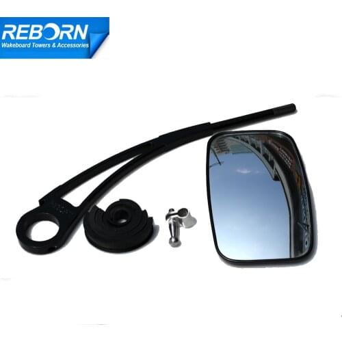 Reborn wakeboard mirror arm glossy black
