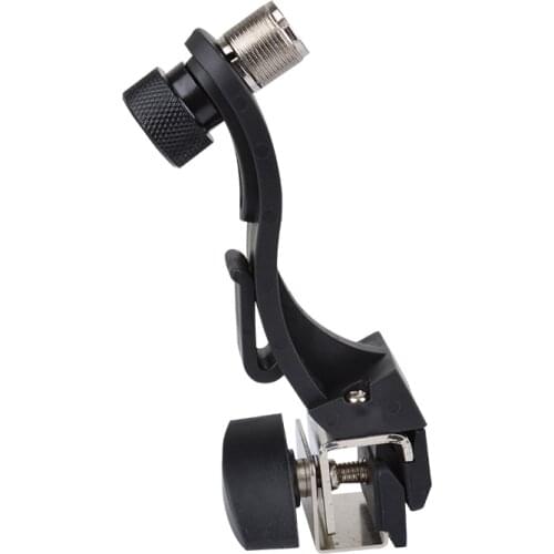 Alctron MA512 Microphone Adjustable Stage Drum Clips Mic Rim Snare Mount Clamp Holder Groove Gear Studio Stand