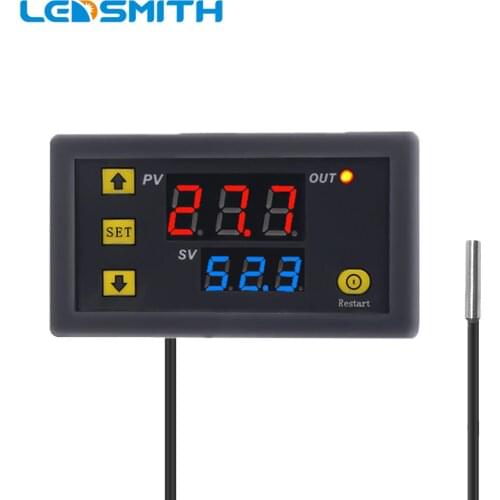 W3230 Temperature Controller -55~120C Heating/Cooling Control Switch Thermostat Regulator 12V 24V 110V 220V Digital Thermostat