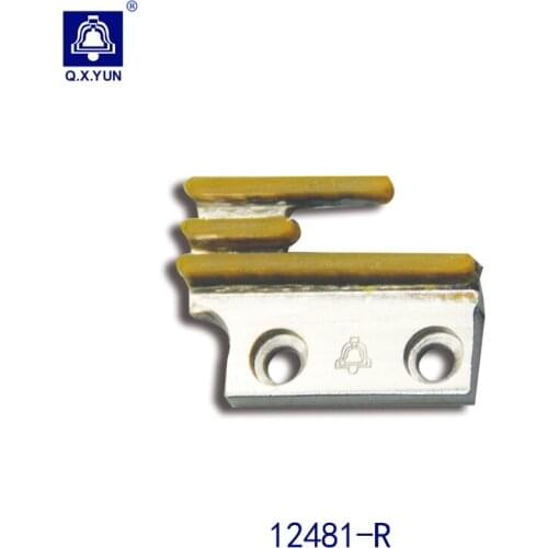 Q.x. UN series B flat car three rows of rubber teeth iron bottom wear 12481-R