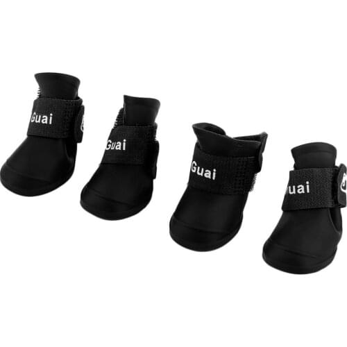 High Qualily Creative Design Pet Dogs Lovely Comfortable Waterproof PVC Boots Fashionable Type Soft Rain Shoes For Small Dogs