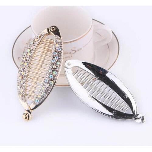Fish Shape Hair Claw Clips Hair Jewelry Banana Barrettes Hairpins Hair Accessories For Women Clips Clamp