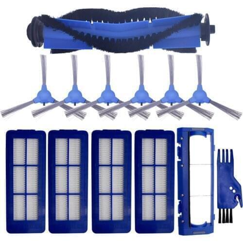 Roller brush cover + side brush + HEPA + primary filter wheel for Eufy Robovac 11s 15C 30C Max Home Appliance Parts Accessories