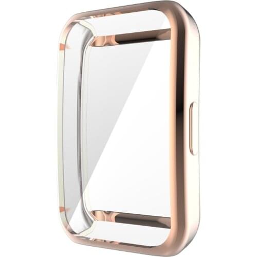 Strap Band Full Coverage Film Protective Case TPU Case For -Huawei Honor Band 6