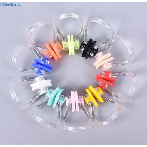 10pcs/lot Reusable Soft Silicone Swimming Nose Clip Comfortable Diving Surfing Swim Nose Clips Random Color