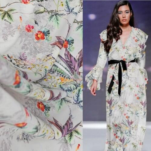 50x135cm 100% natural mulberry silk double joe fabric cloth summer soft 16mm matt clothing dress shirt fabrics for sewing