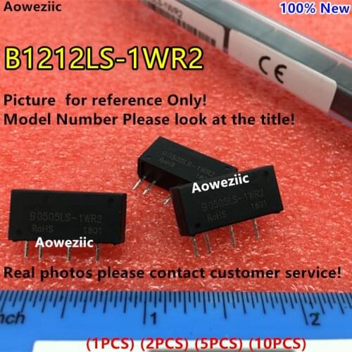 Aoweziic (1PCS) (2PCS) (5PCS) (10PCS) B1212LS-1WR2 New Original SIP4 Input: 12V Output: 12V 0.084A DC-DC 1.5kV Voltage Isolate