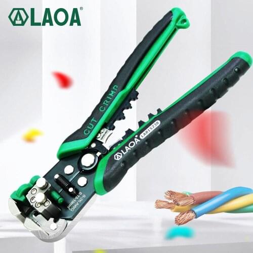 LAOA Automatic Wire Stripper Tools Wire Cutter Pliers Electrical Cable stripping Tools For Electrician Crimpping Made in Taiwan