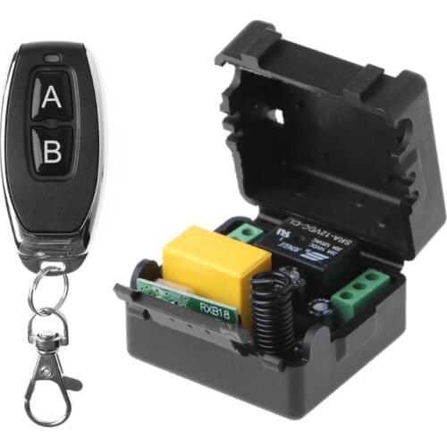 AC 220V 10A 1CH RF 315MHz Wireless Remote Control Switch Receiver Module + Transmitter Kit For Intelligent Home