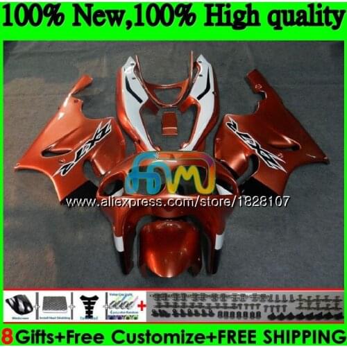 Bodys For KAWASAKI ZX 7R ZX-750 ZX7R Dark Orange 96 00 01 02 03 5BS.32 ZX 750 7 R ZX-7R ZX750 1996 2000 2001 2002 2003 Fairing