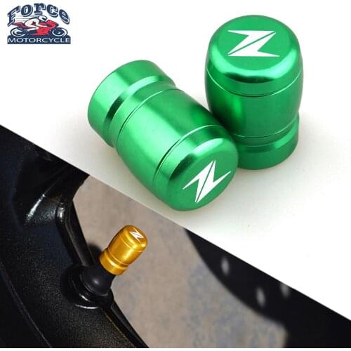 For KAWASAKI Z400 2019 Z900 Z1000 Z800 Z750 Z300 Z650 New Motorcycle CNC Accessories Wheel Tire Valve Cover Cap Plug With Logo Z