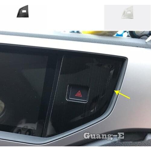 For Volkswagen VW Polo Hatchback 2019 2020 2021 2022 Car Stick Styling Parking Hazard Warning Light Outlet Trim Frame Lamp