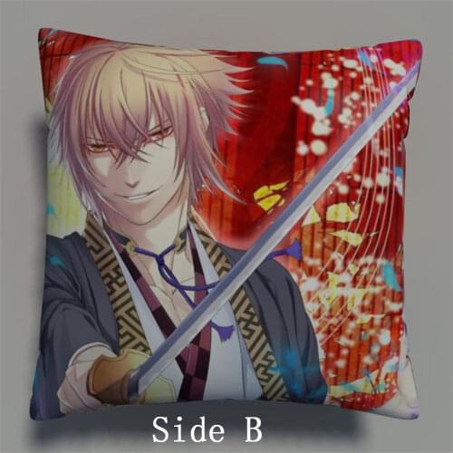 Hakuouki Shinsengumi Kitan Two Side Pillowcases Hugging Pillow Cushion Case Cover Otaku Cosplay Gift New 356