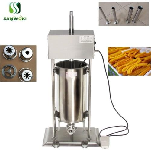 15L Electric Automatic churros machine commercial Spanish churrera churro maker filler churros making machine equipment