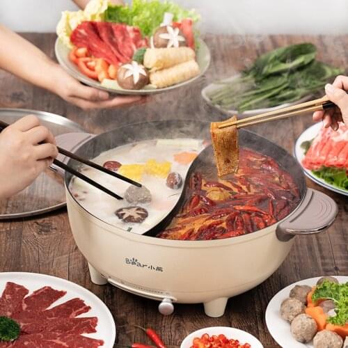 Mandarin Duck Electric Hot Pot Multi-function Electric Hot Pot Electric Skillet Wok and Cooking All-in-one Pot