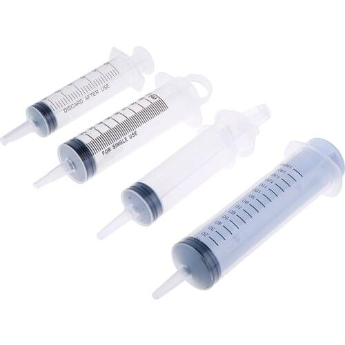 Injection Syringe Anal Douche Medical Non-Toxic Disposable Plastic Bulbs Anal Douche Cleaning Enema Cleaner