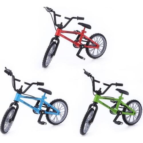 Mini Finger Mountain Bikes Diecast Nickel Alloy Stents Finger Bicycle Children Novelty Gag Toys Model Mini Portable Bike For Kid