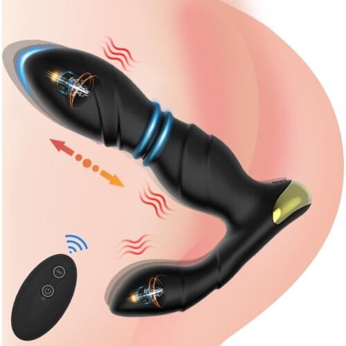 Male Prostate Massage Vibrator Anal Plug Womens Masturbators Vagina Clitoris Stimulator Magnetic Charging Butt Plug Sex Toys