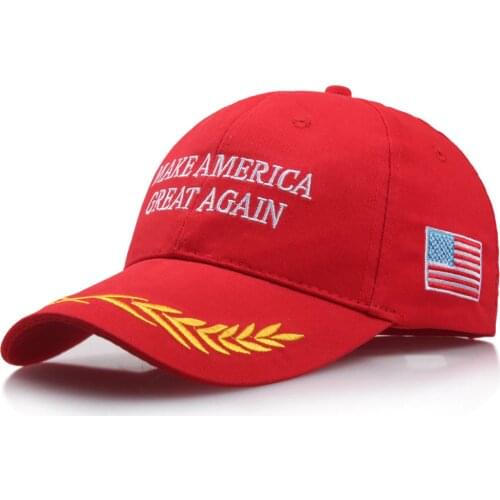 Wholesale Trump President Republican Baseball Hat Make America Great Again Cap Embroidered Adjustable Trump 2020 Baseball Cap