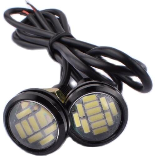 Rc Boat Led 12w Lamp High Power Led Light 12v Eagle Eye Convex Lens Led Lighting Ultra-thin Metal Seat Water-proof Led Lamp