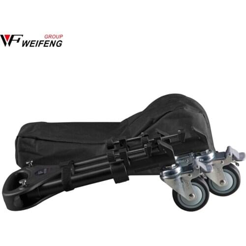 Weifeng WT-700 Three Pedestal Pulley Roller Tripod Legs Camera Photography Casters Tripod Legs wheel slide bearing 30kg