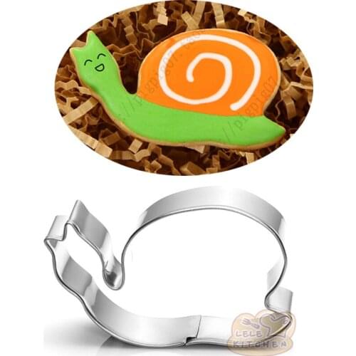 1pcs Snail 3D Moldes Metal Cookie Cutters gateau patisserie reposteria Pastry Biscuit Cake Decorating Tools cozinha Kitchen Bake