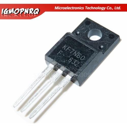10pcs KF7N60 KF7N60F 7N60 TO-220 new original