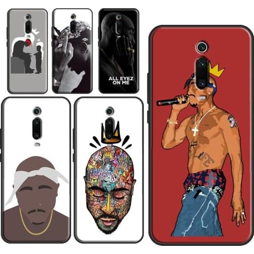 Hip Hop 2Pac Tupac Shakur Case For POCO X3 Pro F3 F1 M3 Cover Shell For Xiaomi Mi 11 Ultra 10T Pro Mi Note 10 Lite