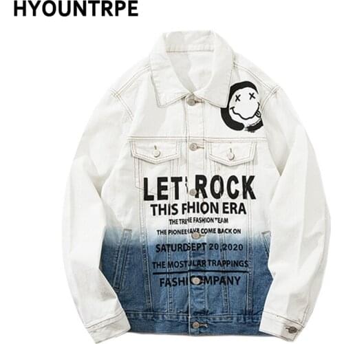 Мужские джинсовые куртки HYOUNTRPE China At AliExpress