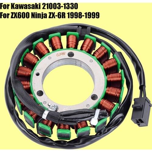 Stator Coil for Kawasaki Ninja ZX-6R ZX600 1998 1999 21003-1330 Motorcycle Generator Magneto Coil for ZX6R ZX 6R