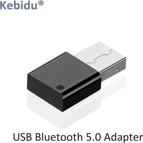 Kebidu Mini USB Bluetooth 5.0 Car Kit Wireless Audio Receiver USB Dongle Adapter for Car Radio MP3 Player
