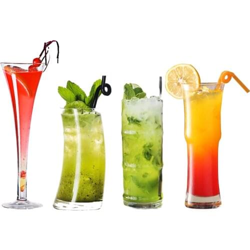 Lead Free Creative Glass Crystal Highball Glass Barware Collins Tumbler Drinking Glasses For Water, Juice, Beer, And Cocktail