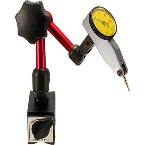 New Mini Universal Flexible Dial Test Indicator Magnetic Base Holder Stand Magnetic Correction Gauge Stand Indicator Tool