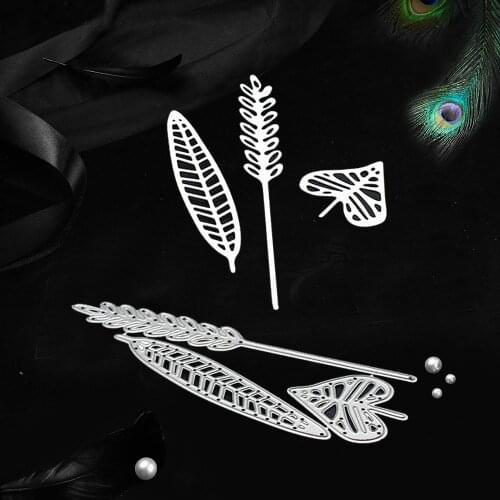 Metal Cutting Dies for Scrapbooking Dies Cut Leaf Vine Branches Craft Stencil Handmade Paper Cards Making Model Decoration