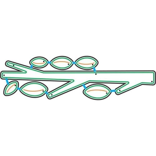 Metal Cutting Dies Leaves Branch For DIY Scrapbooking Embossing Album Paper Cards Dies 2021 New