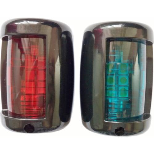 Marine Boat Yacht 12V Port/Starboard LED Navigation Lights Red and Green Pair
