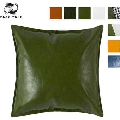 PU Leather Cushion Cover Decorative Pillows For Sofa Car Chair Pillow Cover Home Decor Throw Pillow Covers Cases Christmas Gift