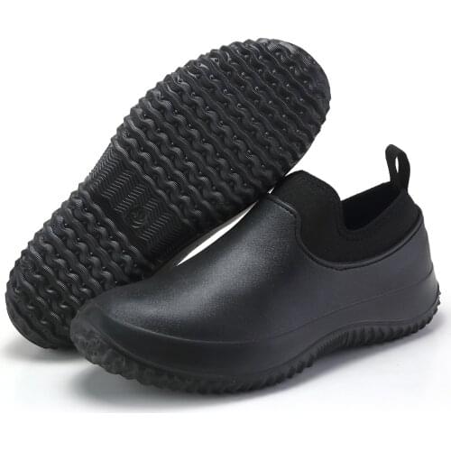 Non-slip Chef Shoes Mens Womens Kitchen Safety Shoes Winter Lined Work Boots Platform Boots