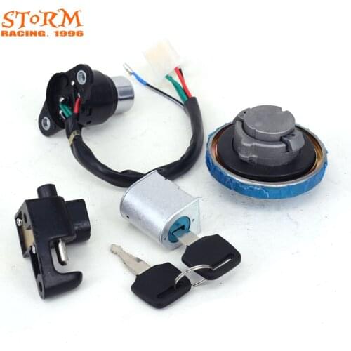 Motorcycle Ignition Switch Seat Lock Key Fuel Gas Cap Set For Honda CMX250 CMX 250 Rebel 1985-2015 CA125 CA 125 1995-1999